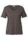 STREET ONE Damen 3227744 Basic T-Shirt, Nomad Brown, 34