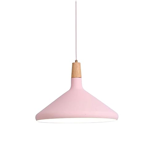 Suspension rose E26 pour illuminer chaleureusement votre table de salle à manger
