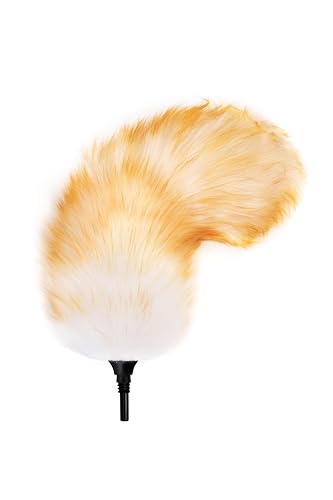Image of Lambswool Feather Duster with Extension Pole up to 57.5inch,Extendable Feather Duster Used for Cleaning High Ceiling Fan, High Ceilings,Furniture,Hard to Reach Areas