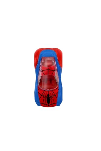Image of Marvel Go Collection | Knight Speed | Spider-Man | 1:64 Diecast Toy Car | Ages 3 and Up | Collect Them All, Blue