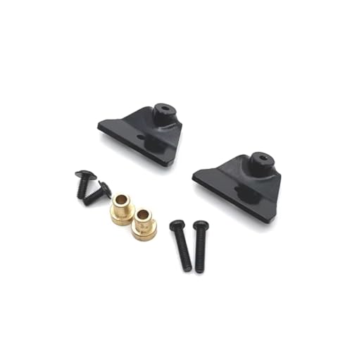 RC修理部品 For MN For MN168 For MN82 LC79 For MN78 1/12 メタルアップグレードショックアブソーバーブラケット RCカーパーツアクセサリー 交換修理(Black)