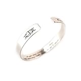 Sterling Silver Monogram Cuff Bracelet, Personalized Circle Initial Bracelets for Women, Birthday Gift for Her, Custom Monogrammed Bracelet 8mm wide, Monogram Jewelry
