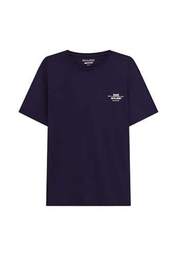 T-shirt Gas homme manches courtes coton haut mode masculine 543930185020