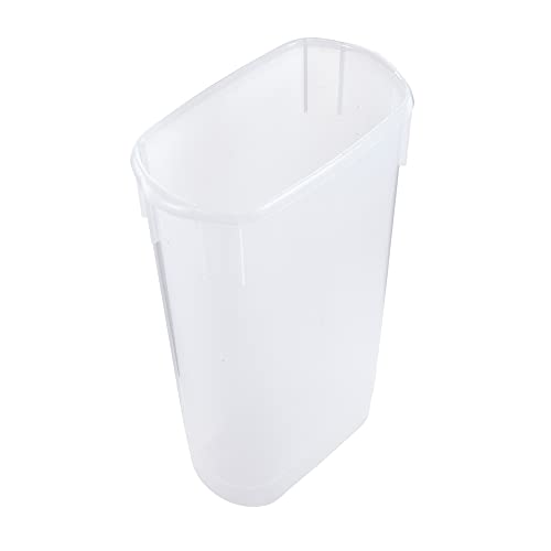 Rubbermaid Wrap N' Craft Plastic Wrapping Paper Organizer Storage Container with Top Ornament Storage Compartment for 20 Standard 30 Inch Rolls, Clear - image 4