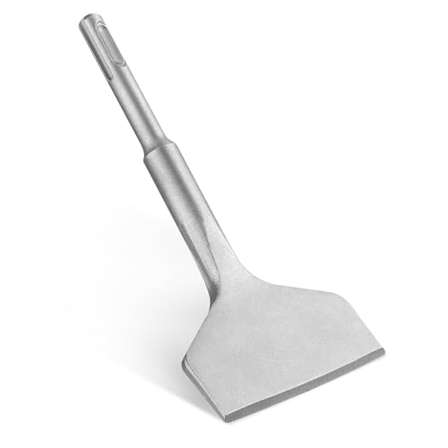 WORKPRO 3-inch SDS Plus Chisel, Cranked Angled Bent Tile Removal Chisel for Tile, Laminate Floor, Wall Moldings, Compatible with SDS-Plus Tools