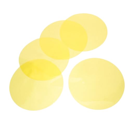 MOLUCKFU 5 Pièces Film pour LED et Spots Filtres Gel pour Ambiance Résistant Décoloration pour...