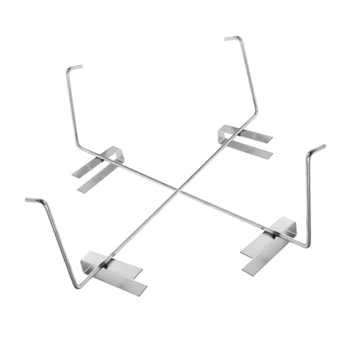 HIAKDOFT 2Piezas Soporte de Inoxidable de Colmenas Percha de Apicultura Estante de Almacenamiento de Abejas Herramienta y Duradera