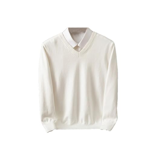 Men's Slim Fit V-Neck Sweater,Casual Long Sleeve Knit Sweater,Soft Casual Knitted Pullover Jumper