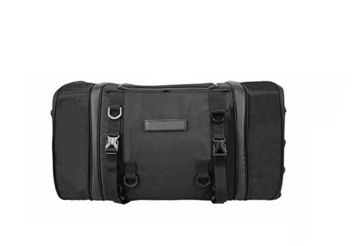 Sacoche arrière de moto universel étanche en PVC noir de 35L à 50L pour selle de Benelli