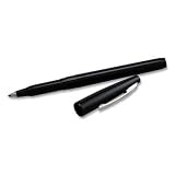 Pentel Rolling Writer Pen, 0.8 Millimeter Cushion Ball Tip, Black Ink, 12 pens (R100-A) – view 2
