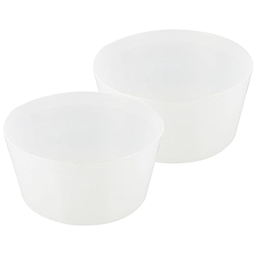 OFFSCH 2pcs Sauna Bucket Liner Stand Foot Bath Bucket Insert Foot Bath Basin Liner Creative Bucket Insert Foot Pedicure Liners Foot Bath Liners Tub Room Pond Feet White Portable Plastic