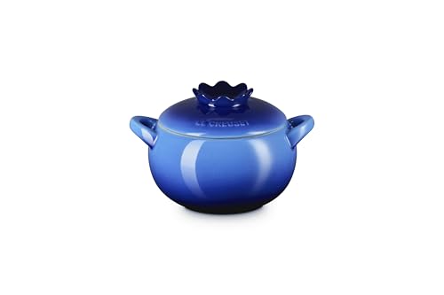 Image of Le Creuset Stoneware Blueberry Mini Cocotte, 16 oz., Azure