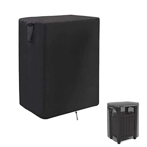 Jungda Prep Table Covers for Keter Unity Outdoor Kitchen Portable Bar Cart,Waterproof Patio BBQ Grill Cart Cover,Outdoor Pizza Oven Table Stand Cover - 32 x 24 x 32 Inch