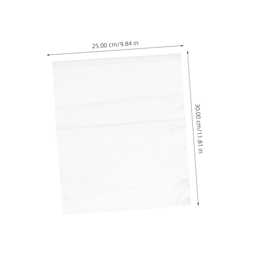 50pcs Frosted Zipper Bags for Clothes Travel Storage Pouches Reusable Transparent Pe Packaging for Socks Pants and Bras for Organizing Luggage and Home2