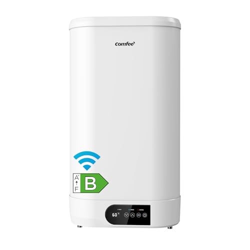 COMFEE' D50-15ED3 Scaldabagno Elettrico Murale ad Accumolo 50 L – Sopra lavello ad accumulo — compatto facile da installare