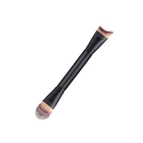 FOMIYES Professional Makeup Brush Set Wooden Handle Double-ended Brush Cream Powder Blender Beauty Tool