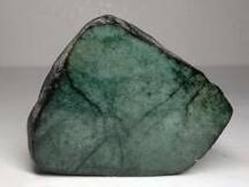 Amazon.co.jp: 深緑 696g 翡翠 原石 ヒスイ 鉱物 鑑賞石 糸魚川 水石