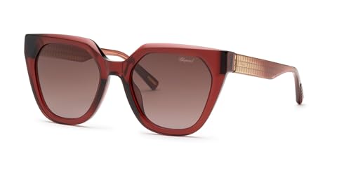 Image of Chopard Women's Sch377m Sunglasses, Shiny Transp.Raspberry, UK 26