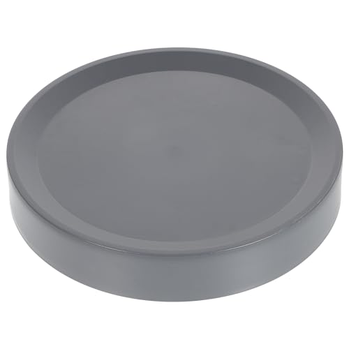 Cabilock Pflanzenroller Rund Blumentopf Untersetzer, Schwerlast Pflanzencaddy Mit Leisen Rollen, Dunkelgrau, 26cm, Kunststoff, FüR Innen Und AußEn, Garten Und Zuhause