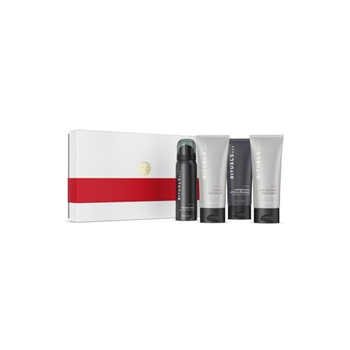 RITUALS Homme Geschenkset Für Männer – Duschschaum, Deo & Peeling Mit Zedernholz & Vitamin E