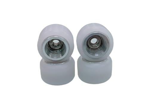 Roues de touche Leefai blanches et argentées pour vos sessions de fingerboard