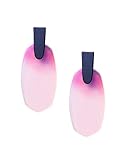 Kendra Scott Indigo Dichroic Glass Aragon Navy Gunmetal Drop Earrings