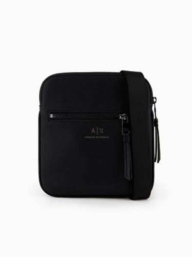 A | X ARMANI EXCHANGE mens Eco-leather Flat Crossbody BagCrossbody Bag