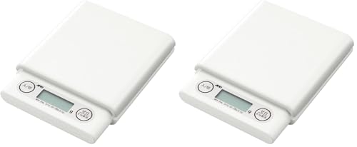 A&D �f�W�^���z�[���X�P�[�� 3kg �z���C�g UH-3201-W ��Ђ傤��:3000g �ŏ��\��:0.1g(0.5~100g)/1g(2~3000g)�� ���v�ʖ@�������i (× 2)