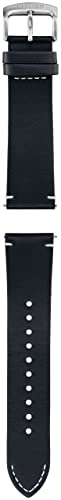 Bracelet interchangeable Citizen CZ Smart 22 mm en cuir noir de qualité