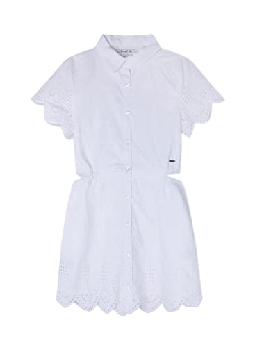 Vestido para niñas Pepe Jeans Abie en color blanco talla 4 años