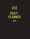 2022 Daily Planner One Page Per Day: 8.5' x 11' Large 2022 Daily Planner, one page per day.