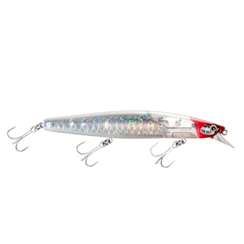 SHIMANO Exsence Silent Ass 129S minnow técnico con sistema Flash Boost color Red Head
