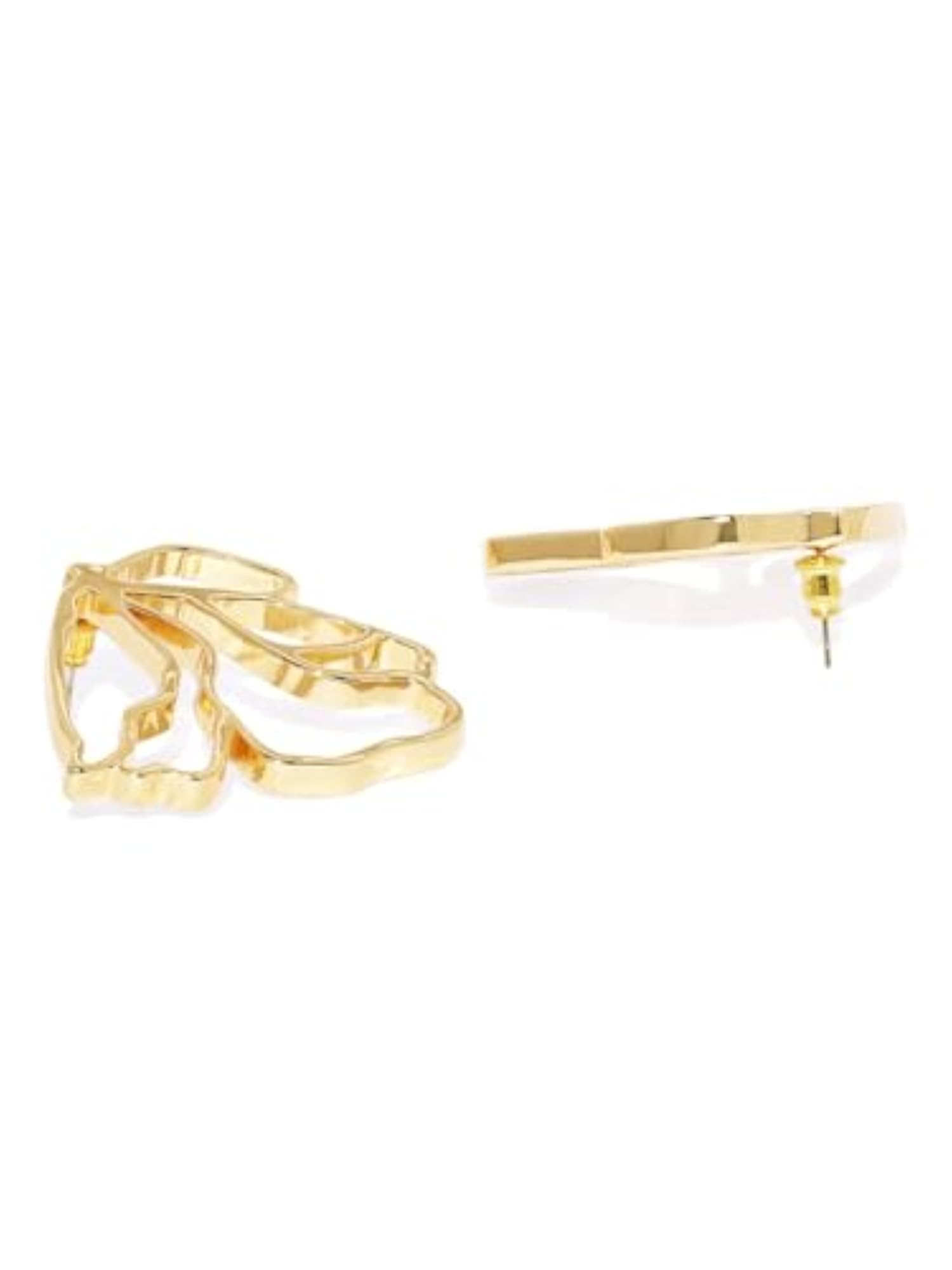 Gold Tone Statement Earrings Combo for Women