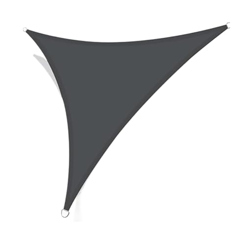 Genérico Refugios solares Forma Triangular portátil Vela Protector Solar al Aire Libre Toldo Playa Tienda Impermeable Lona Gris(4X4X4)