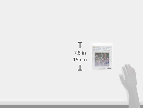 Solid Oak Beaded Orn Charmers R/G/G, None #TOP3