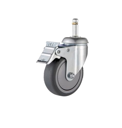 Roulettes pour chariot hôtel 3 pouces stoppez les blocages avec le frein e-brake