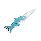Titagail Small Pocket Knife, EDC Pocket Knife with shark shape,Blade Length 1.5in (blue)