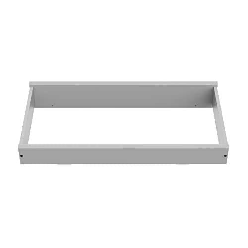 Image of Storkcraft Nest Changing Topper with Nest 4-Sided Contoured Changing Pad - Pebble Gray