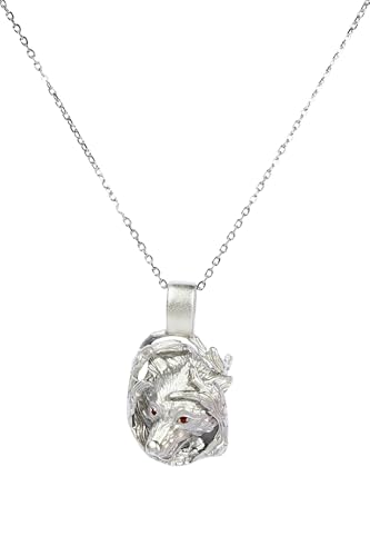 Image of Veyra 925 Sterling Silver Pendant Necklace with Chain - Elegant Minimalist Silver Necklace, Hypoallergenic, Tarnish-Resistant Jewelry Gift for Women 9.29gms