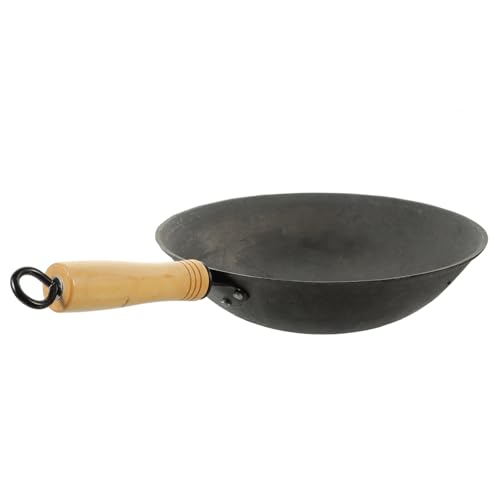 Wok estilo chino con mango para estufa eléctrica miniatura 1