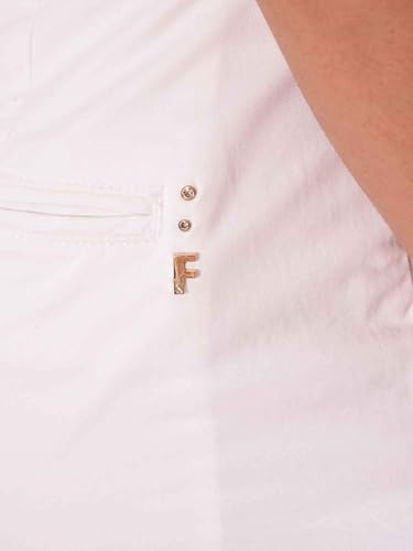 Bermuda Fracomina blanc confortable contre la chaleur - 3
