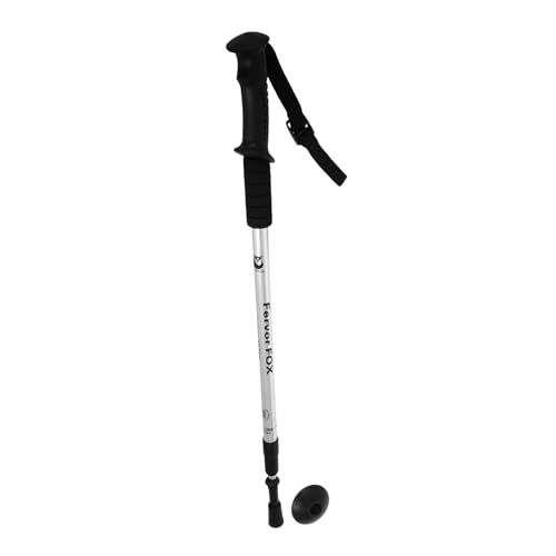 SUPVOX Ergonomic Hiking Sticks Foldable Trekking Poles in Aluminum with Anti-Shock Improved Grip Suitable for Women Men and Seniors