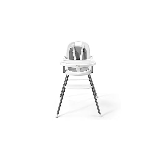 Cadeira de Alimentação Berry 3 em 1 Cinza Multikids Baby - BB391