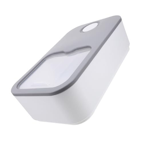 Hemobllo Contenedor de Almacenamiento de Cereales con Tapa Hermética Dispensador de Arroz y Granos Resistente Gran Capacidad para Cocina Doméstica