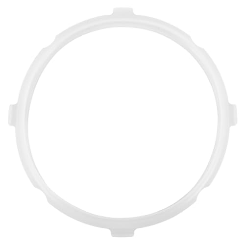 Anillo de sellado de silicona para olla a presión, repuesto blanco, resistente a altas temperaturas, ajuste perfecto para cocina doméstica, vida útil prolongada, accesorio compacto para mantenimiento miniatura 1