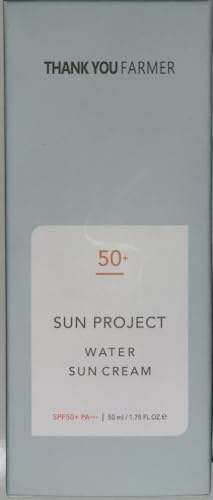 Sun Project Water Sun Cream 50ml - Travel Size, Face Sunscreen for Sensitive Skin, Korean Sunscreen for Face – Bild 3