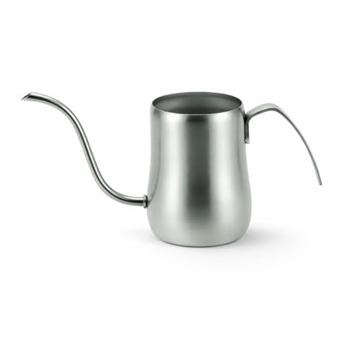 Gooseneck Kettle [ Made in Japan ] 14.5 oz - Stainless Steel Pour Over Coffee Pot