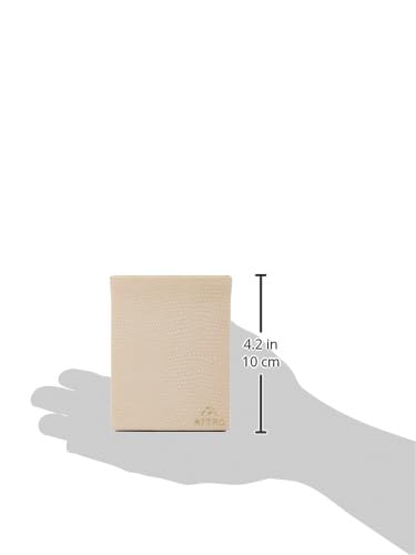 Image of Attro Pen Stand Wooden Designer Square Pen Holder Multipurpose Wooden Desk Organizer Perfect for Study Table, Office Desk- Cream