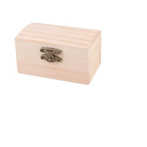 Holibanna 6 Piezas caja de joyería de bricolaje caja de almacenamiento de gafas avión largo retro pequeño talón compartimiento tapas joyero madera joyero de madera caja de madera Bambú Khaki