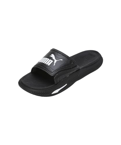 Image of Puma | Softride Pro 24 Men's Slides | Warm White-Olive-Toasted Almond